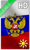 Russia Flag LWP Affiche