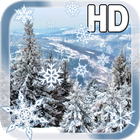 Winter Forest Live Wallpaper icône