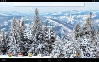 Winter Forest Live Wallpaper capture d'écran 2