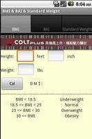 BMI & BAI & Standard Weight captura de pantalla 3