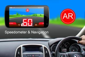 AR GPS Speedometer Affiche