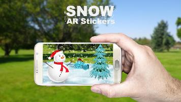 Snow and Winter AR Stickers captura de pantalla 1