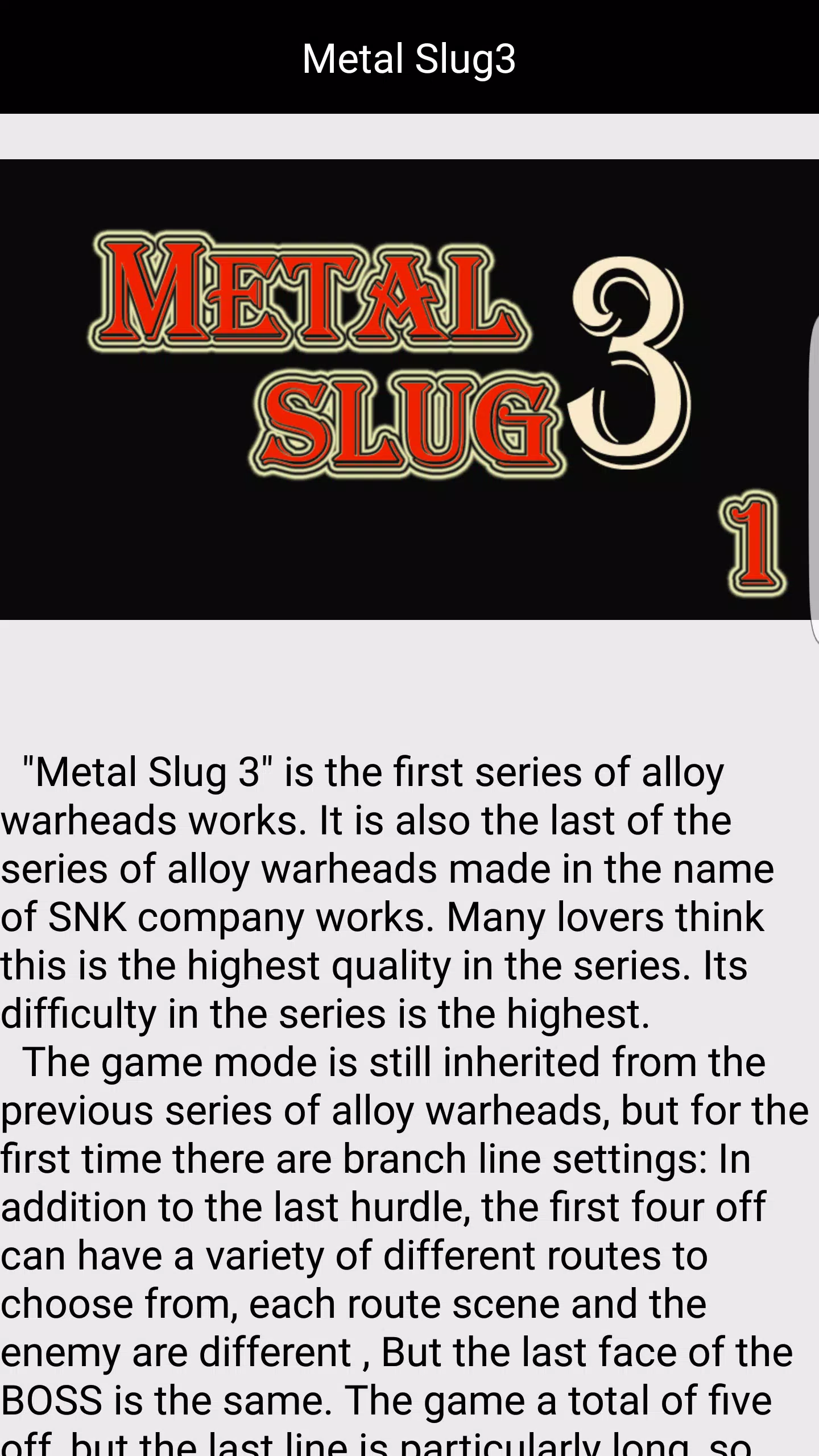 Metal Slug 3 Logo