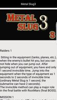 Guide (for Metal Slug 3) capture d'écran 2