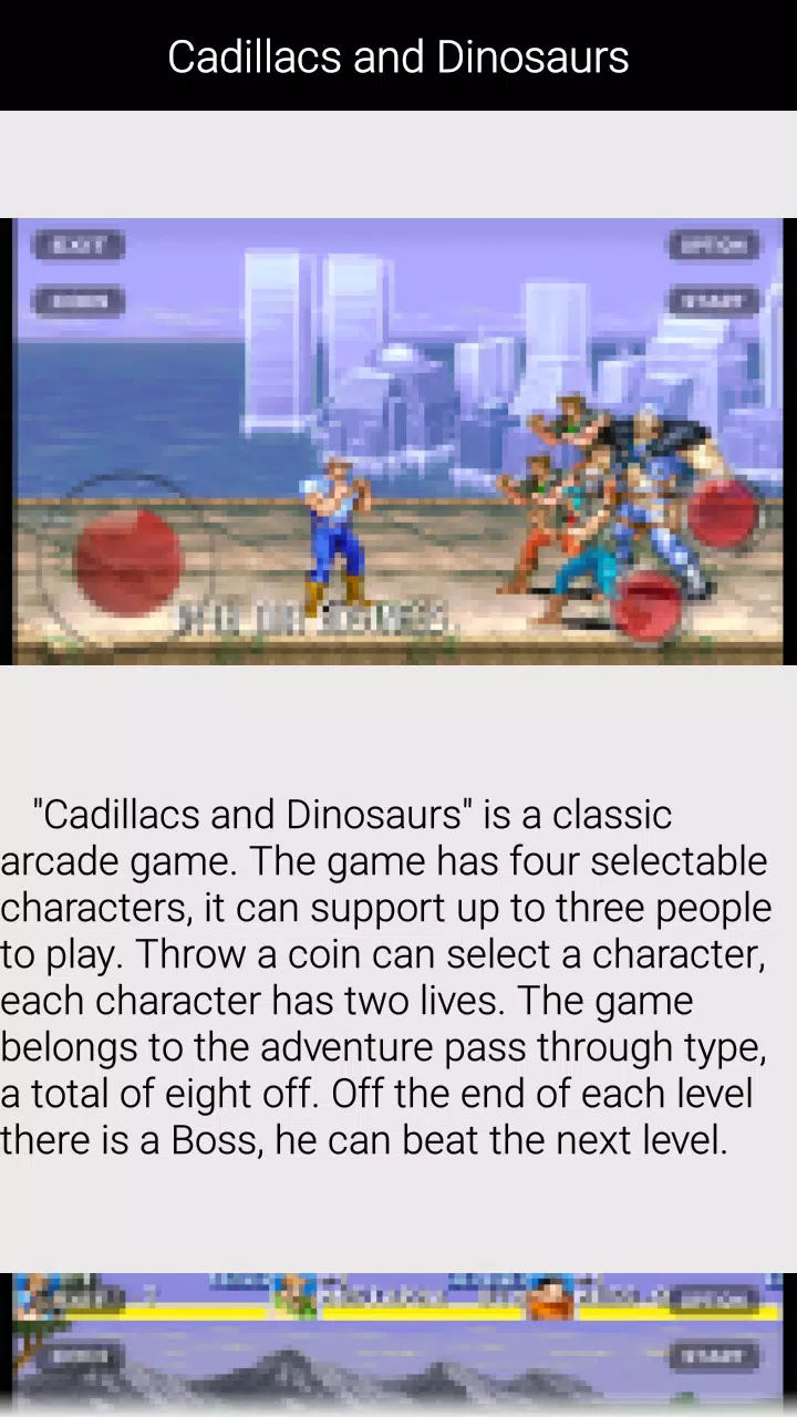 Baixar Jogo Cadillacs and Dinosaurs Para Android 