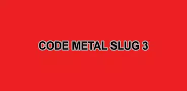 Code Metal Slug 3