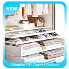 Adorable DIY Drawer Dividers icône