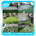 Amazing DIY Concrete Walkway-icoon