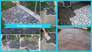 Amazing DIY Concrete Walkway-poster