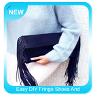 Easy DIY Fringe Shoes And Clutch আইকন