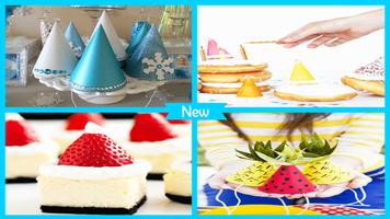 Simple DIY Mini Edible Party Hats پوسٹر