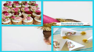 Simple DIY Mini Edible Party Hats ภาพหน้าจอ 2