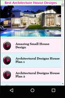 Poster Best Architecture House Designs