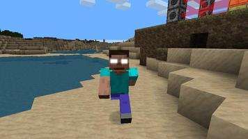 Herobrine MCPE MOD ポスター