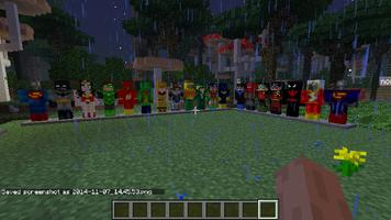 Poster Super Heroes MCPE MOD
