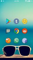 Sugar Lines Oreo Icon Pack Affiche