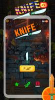 Knife Shot Touch poster