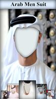 Arab Men Suit Editor Affiche