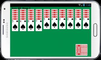 Spider Solitaire Free Game Fun پوسٹر