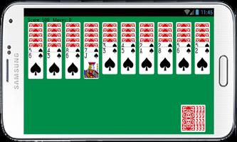 Spider Solitaire Free Game Fun اسکرین شاٹ 1