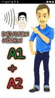 Deutsch hören A1 +A2 पोस्टर