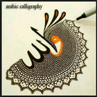 ikon kaligrafi arab