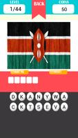 Flags of africa guess word Affiche