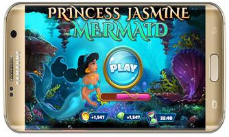 arabian Princess mermaid jasmine at sea game Screenshot 1