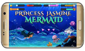 arabian Princess mermaid jasmine at sea game Screenshot 2