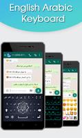 árabe Inglês Teclado com Fofa Emoji 😍 Cartaz