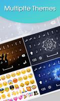 árabe Inglês Teclado com Fofa Emoji 😍 imagem de tela 1
