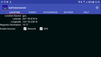 SatFinderAndroid Affiche