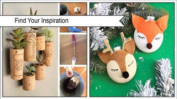 Cute DIY Christmas Motif Magnets Affiche