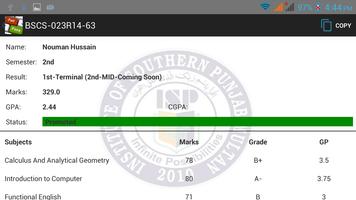 Results-ISP ภาพหน้าจอ 3