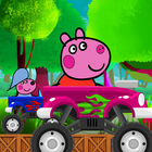 Peppie Driver Pig ไอคอน