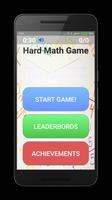 Poster Hardest Math Game