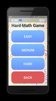 Hardest Math Game تصوير الشاشة 1