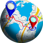 GPS Street View ,Navigation,Route Tracker App icône