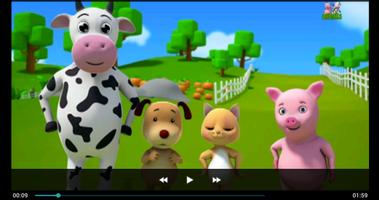Song Animal Kids Video تصوير الشاشة 3