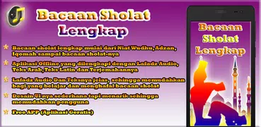 Bacaan Sholat Sunnah & Wajib (Teks & MP3 Offline)