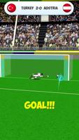 EURO CUP SHOOTOUT SOCCER 3D اسکرین شاٹ 1