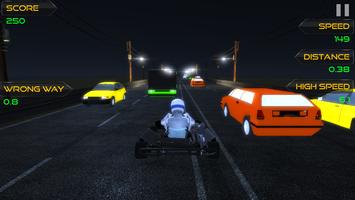 Traffic Go Kart Racer 3D imagem de tela 3