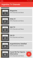 Argentina TV Channels ภาพหน้าจอ 1