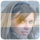 Argentina Flag Profile Picture-icoon