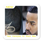 Nouvelle coiffure pour hommes noirs icône