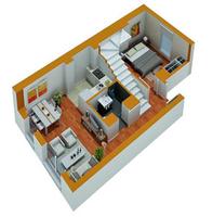 Thiết kế nhà nhỏ 3D bài đăng