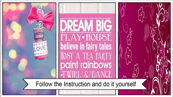 برنامه‌نما Love Quotes Girly Wallpapers عکس از صفحه