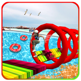 Stuntman Water Park Run Adventure Game ícone