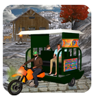 especialmente coche rickshaw icono