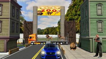 City Zoo Animal Transport 3D capture d'écran 3